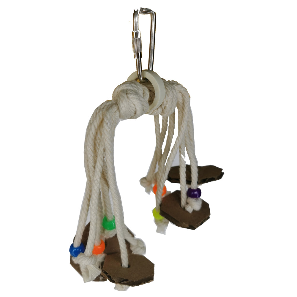 Parrot Lumber Snuggle Mop Parakeet Toy