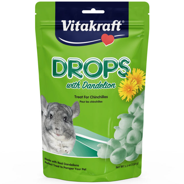 Load image into Gallery viewer, Vitakraft Dandelion Drops for Chinchillas - Exotic Wings and Pet Things