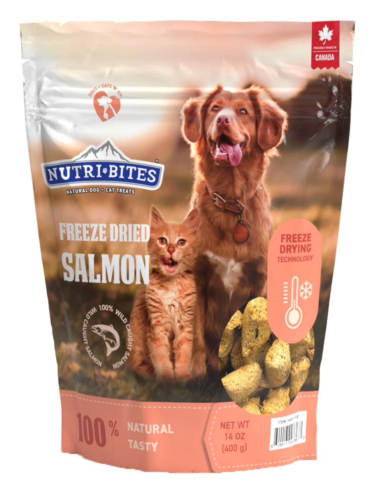 Nutribites FreezeDried Salmon Dog & Cat Treats Great Value! Exotic