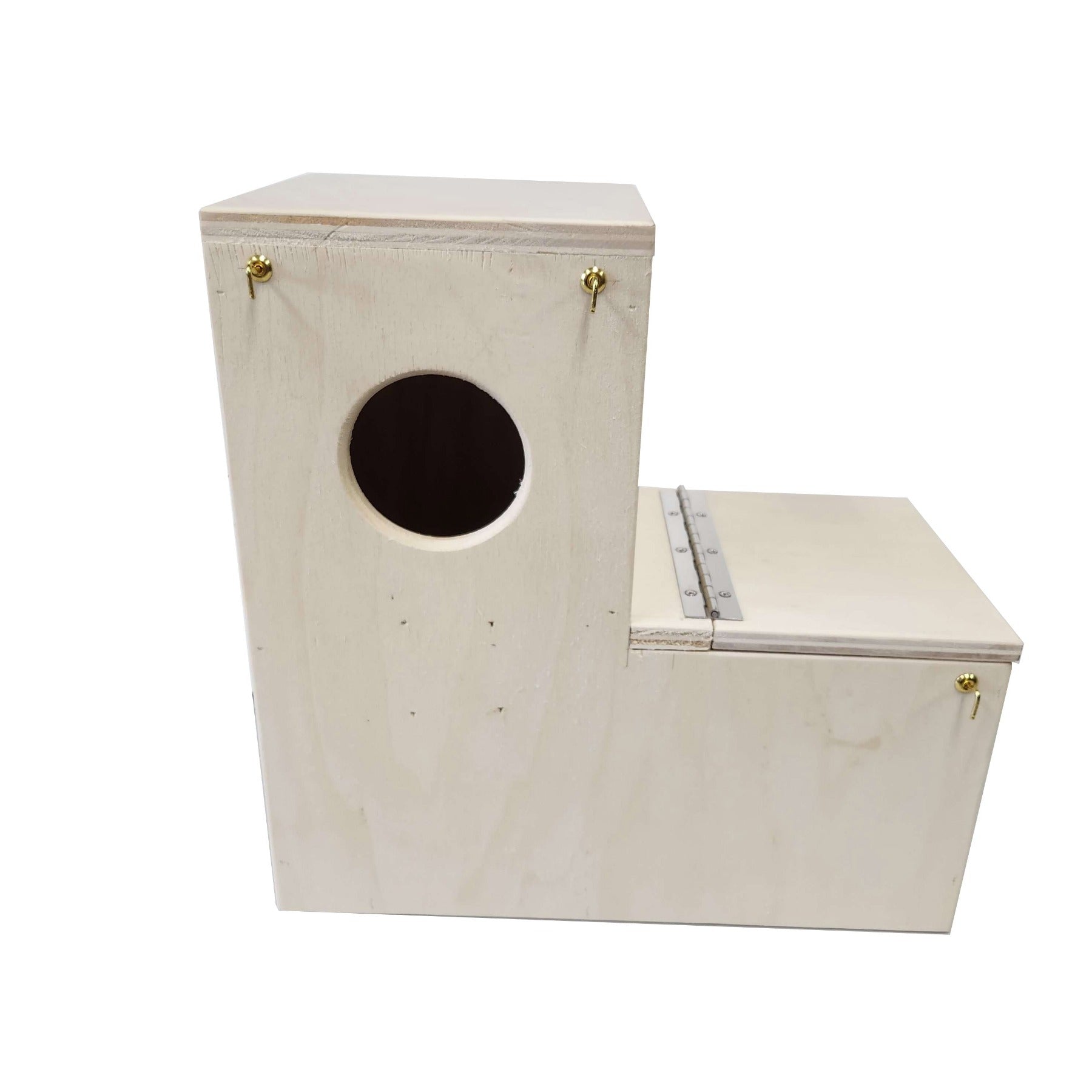 Quaker / Ringneck L Nest Box 16"L x 8"W x 16"H Exotic Wings and Pet Things Inc