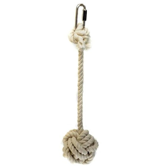 Cotton Monkey Fist Large Parrot Toy - 053 🍁