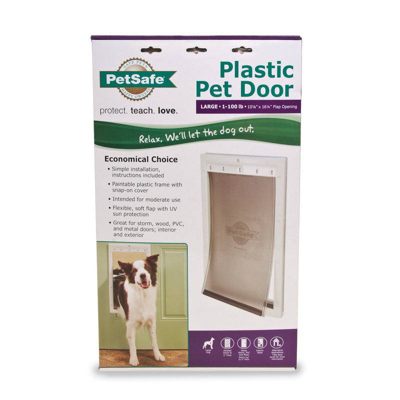 Load image into Gallery viewer, Petsafe White Plastic Pet Door