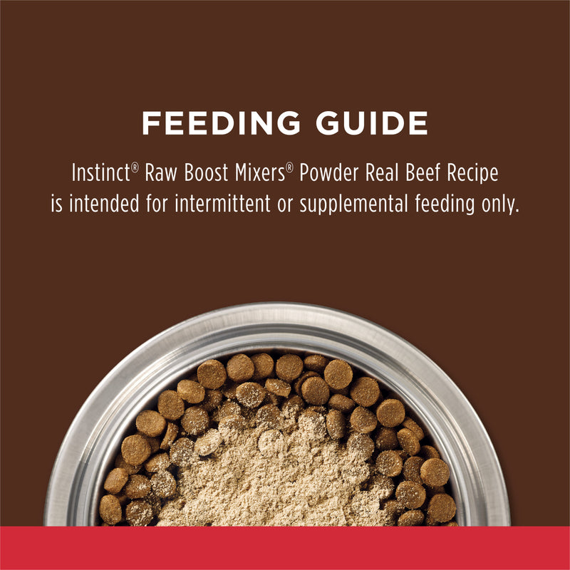 Load image into Gallery viewer, Instinct Raw Boost Powder All Natural Beef Dog Food Mixers