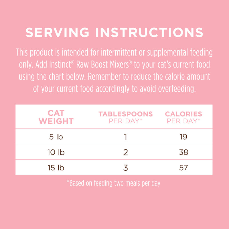 Load image into Gallery viewer, Instinct Raw Boost Skin & Coat Cat Meal Mixer