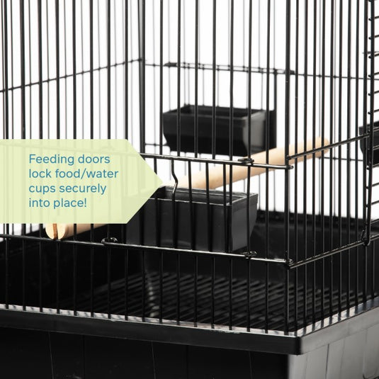 Prevue Hendryx Square Roof Parrot Cage - 25217