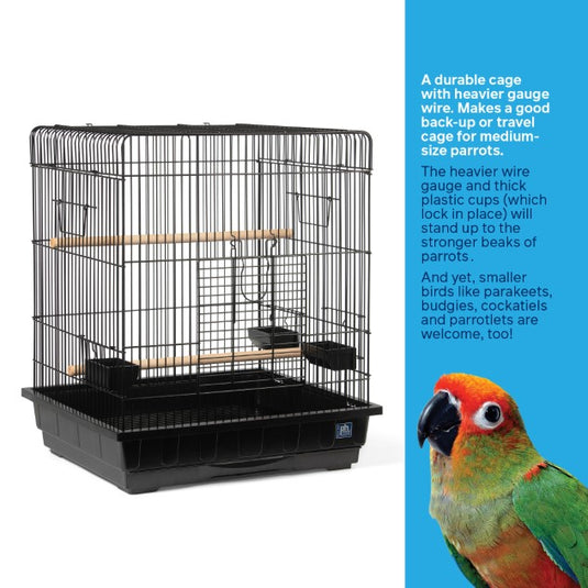 Prevue Hendryx Square Roof Parrot Cage - 25217