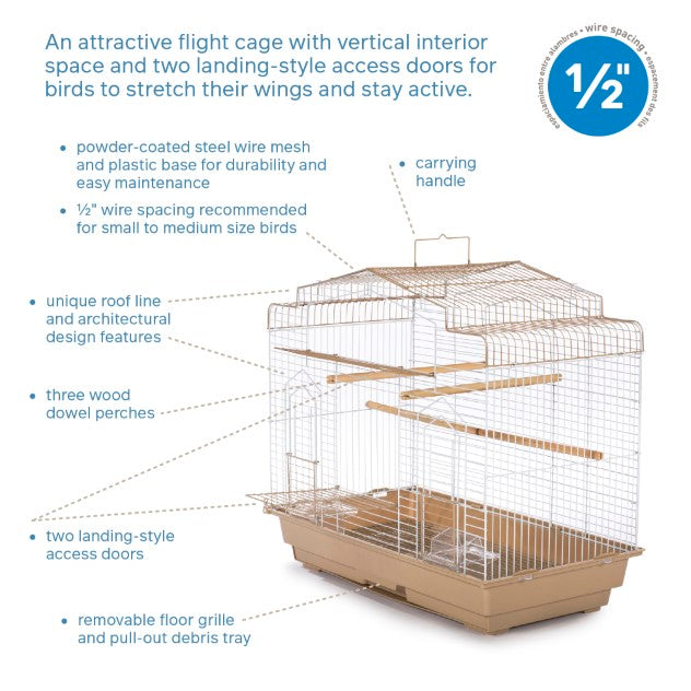 Load image into Gallery viewer, Prevue Hendryx Barn Style Flight Bird Cage - 41618