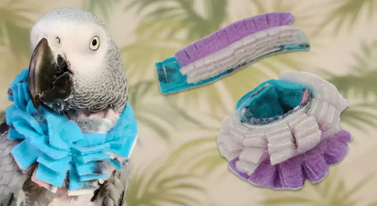 New Anti Feather Picking Soft Preening Collars for Birds