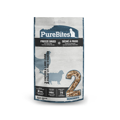 PureBites Chicken Breast & Lamb Freeze Fried Cat Treat 28g