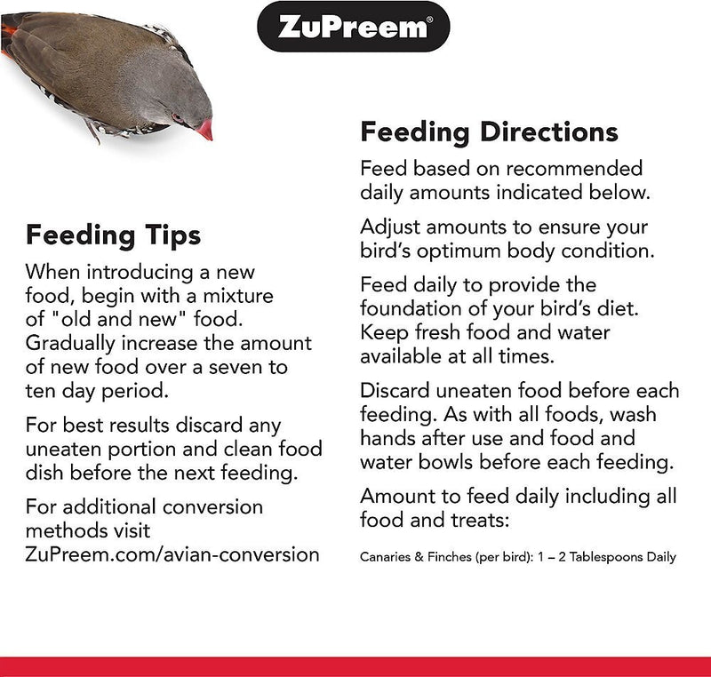 ZuPreem Smart Selects Enrichment Food for Very Small Birds