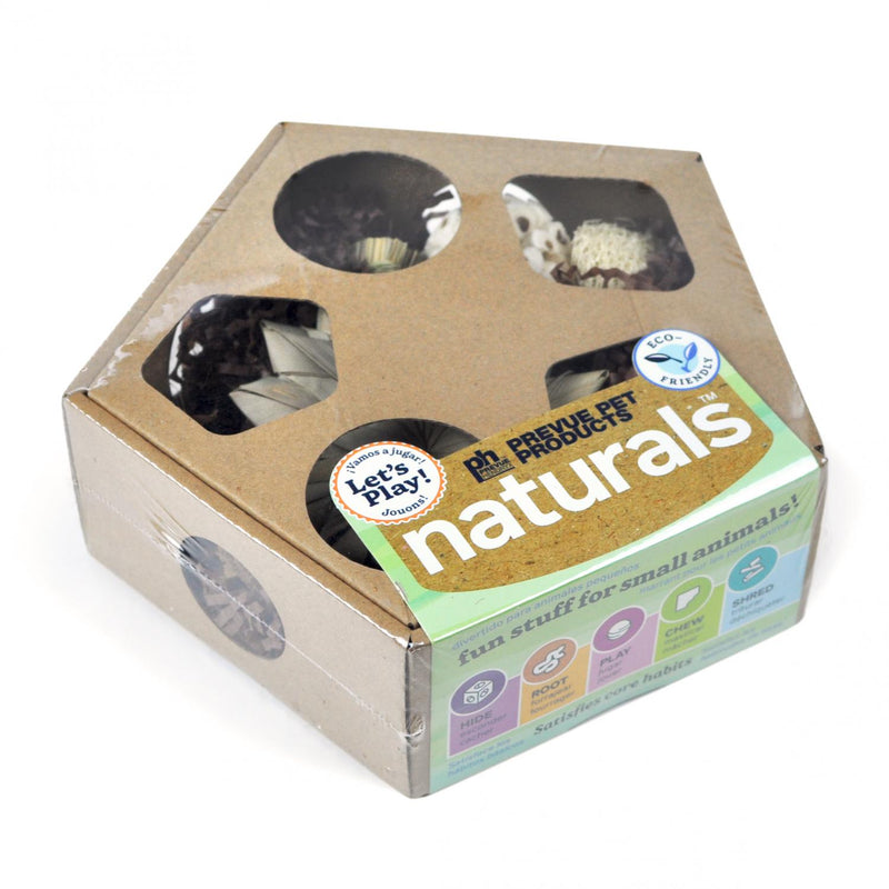 Prevue Hendryx Naturals Pentagon Forage n' Play Box - Large
