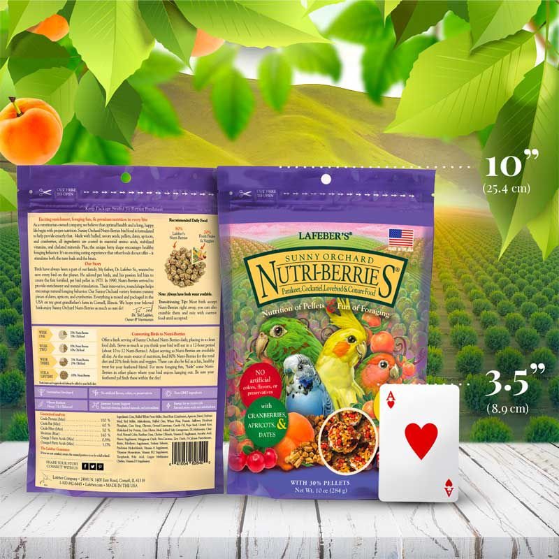 Lafeber's Sunny Orchard Gourmet Nutri-Berries Small Bird