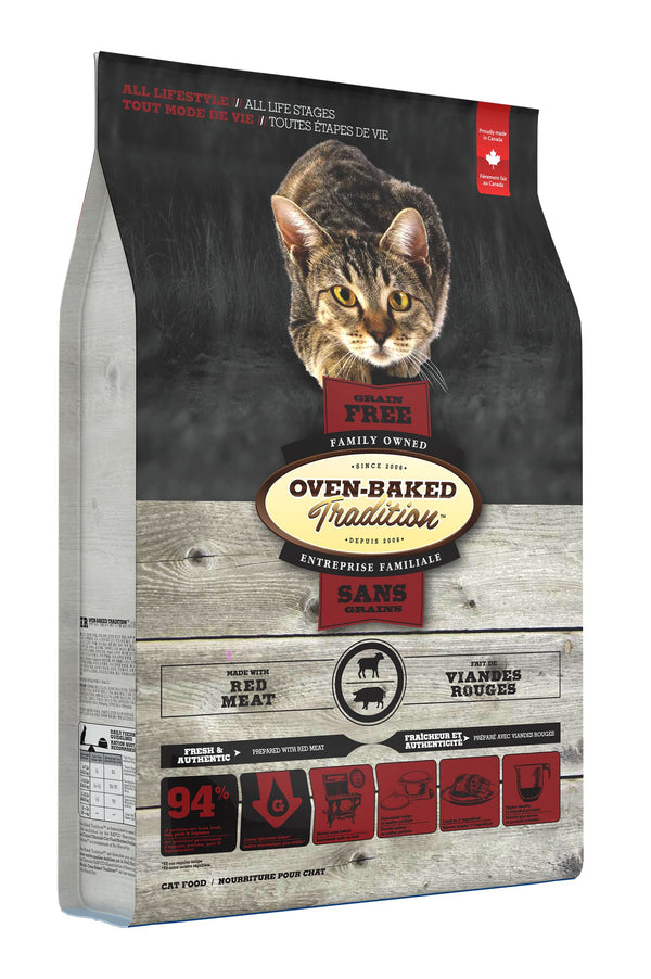 Oven Baked Tradition Grain Free Cat Food - Red Meat