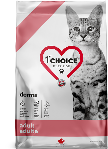 1st Choice Derma Adult Cat Food - Salmon Sample 🍁