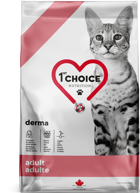 1st Choice Derma Adult Cat Food - Salmon Sample