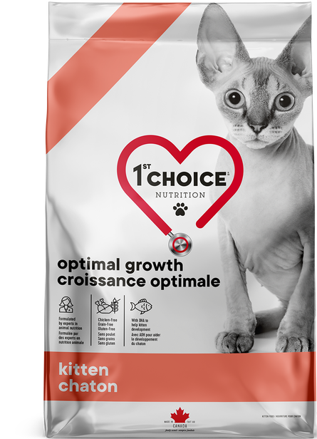 1st Choice Optimal Growth Kitten Food - Fish Sample