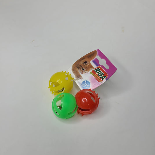 3 Cat Rattle Balls