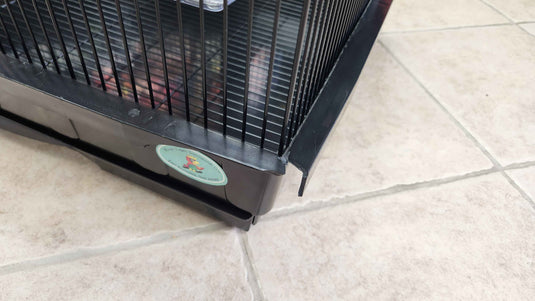 King's Cages Triple Top Cage - ES2521T Black Damaged Tray