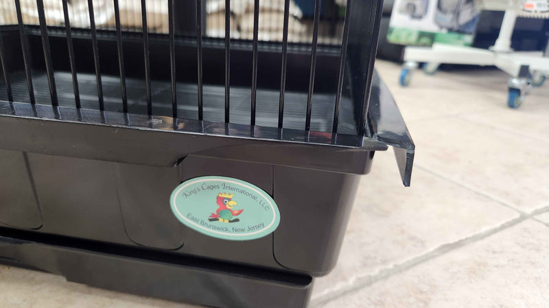 Load image into Gallery viewer, King's Cages Triple Top Cage - ES2521T Black Damaged Tray
