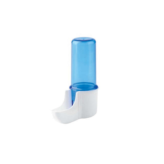 2GR Blue Tube Bird Drinker for Finch, Canary, Small Hookbill