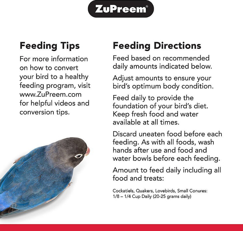 ZuPreem NutBlend Daily Nutrition Medium Bird Pellet