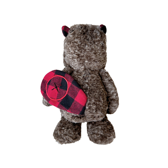 Fou Fit Heritage Forest Friends Plush Beaver Dog Toy