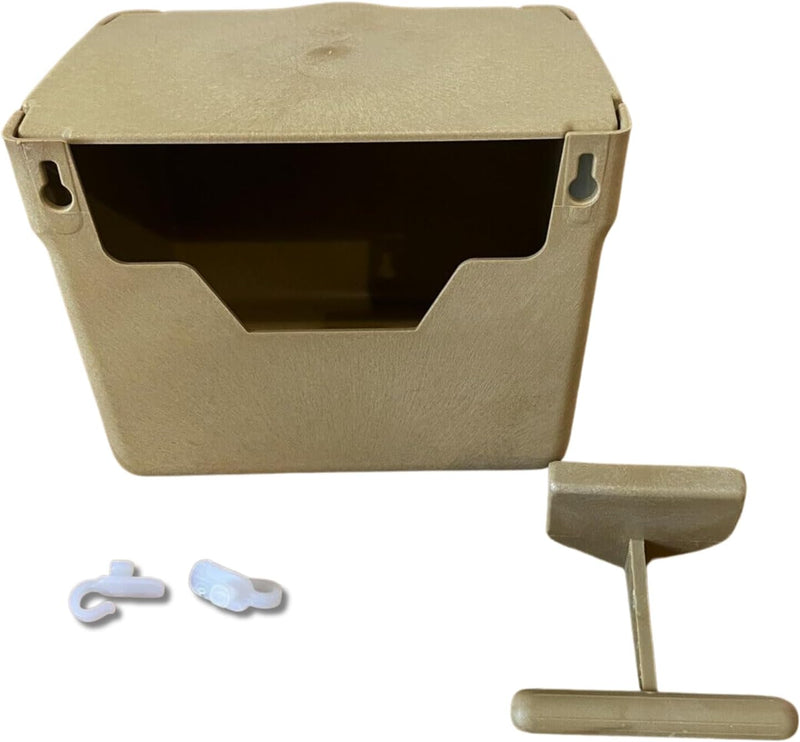 2GR Plastic Nest Box for Finches - 5" x 4" x 4" Art 063