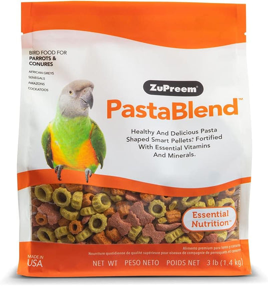ZuPreem PastaBlend Daily Nutrition Parrot & Conure Pellet - 3 lb (EXP: 02/26)