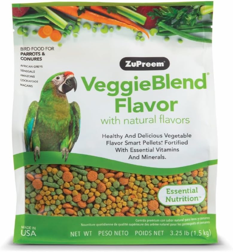Load image into Gallery viewer, ZuPreem VeggieBlend Daily Nutrition Parrot &amp; Conure Pellet - 3.25 lb (EXP: 03/26)
