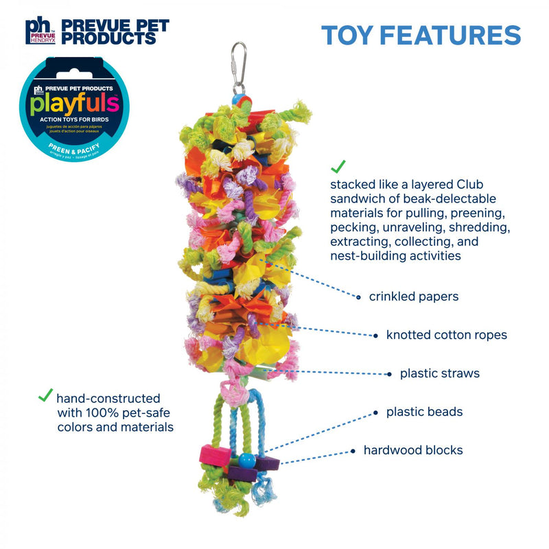 Load image into Gallery viewer, Prevue Pet Calypso Creations Club Small Parrot Toy
