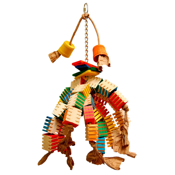 Zoo-Max Groovy Gizmo Large Parrot Shredding Toy - 712