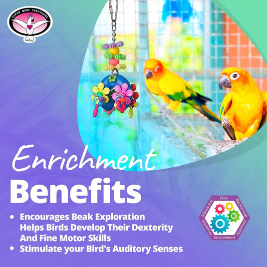 Flower Power Bird Enrichment Toy - SB1085