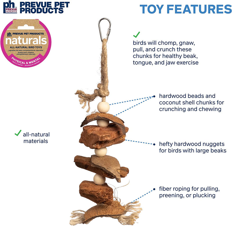 Prevue Hendryx Naturals Mangrove Wood Bird Toy - 62805