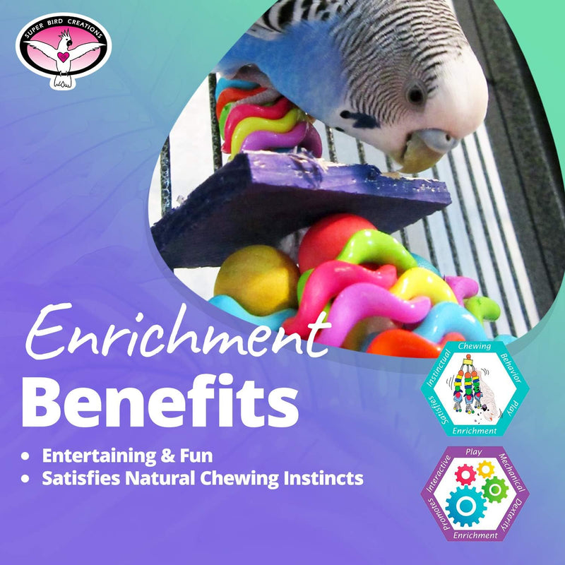 Wiggles & Wafers Small Parrot Enrichment Toy
