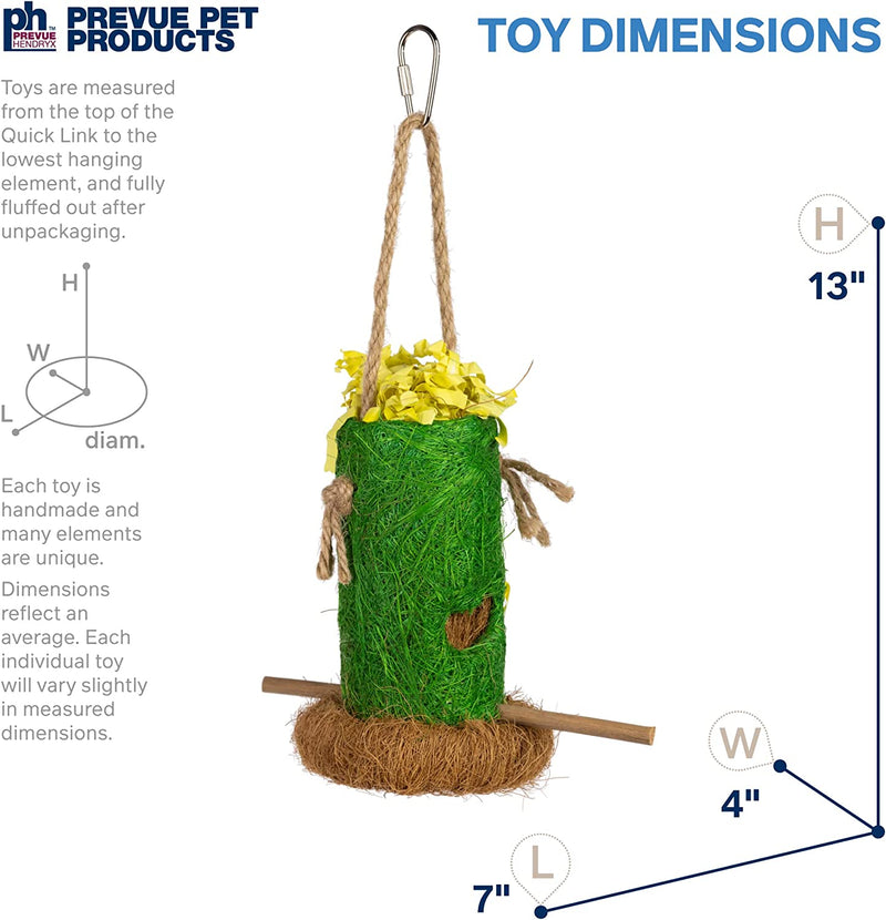 Prevue Hendryx Tropical Teaser Shreddable Shack Bird Toy - 62408
