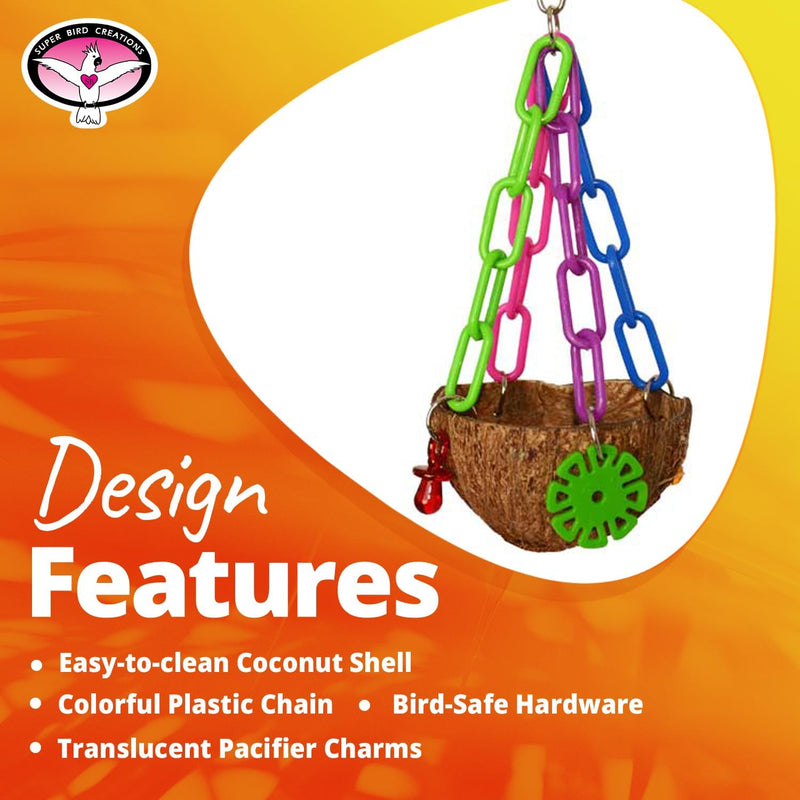Coco Small Parrot Treat Cup Foraging Toy - SB895
