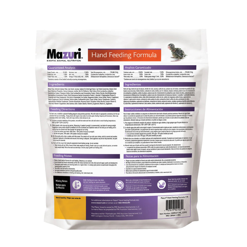Load image into Gallery viewer, Mazuri Hand Feeding Baby Bird Formula - 4 lbs

