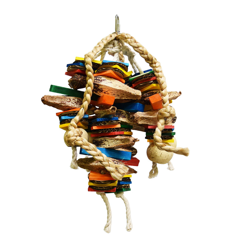 Load image into Gallery viewer, Zoo-Max Mr. Mahogany Large Bird Enrichment Toy - 806
