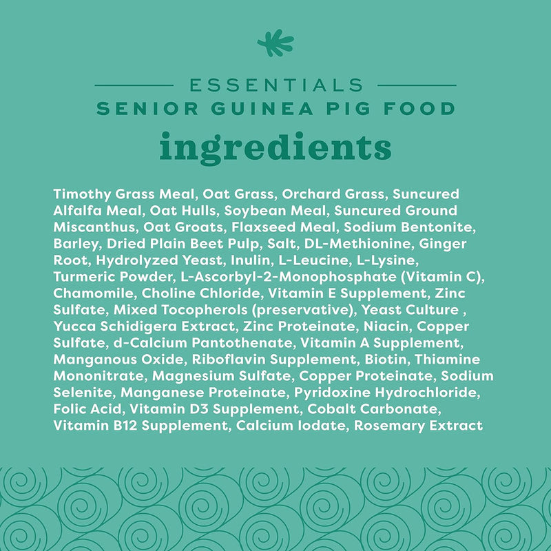 Oxbow Essentials Senior Guinea Pig Food
