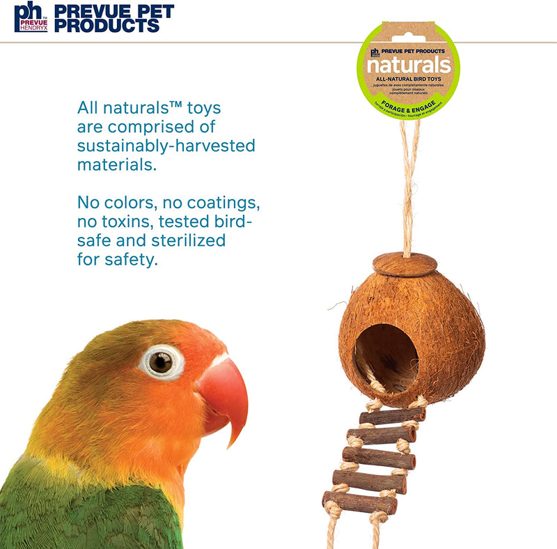 Prevue Hendryx Naturals Coco Hideaway w/ Ladder - 62801
