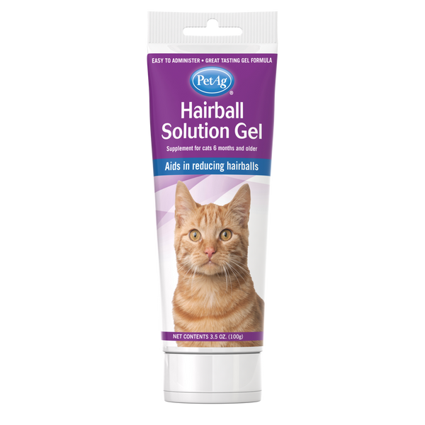 PetAg Hairball Solution Gel for Cats - 3.5 oz