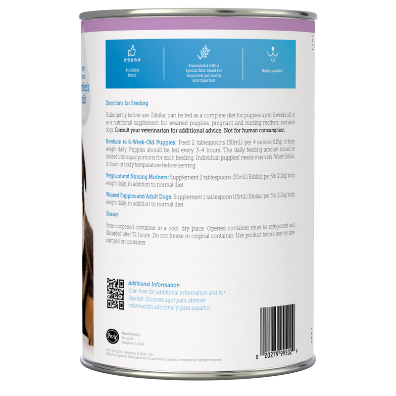 PetAg Esbilac Puppy Milk Replacer Liquid - 11 oz

