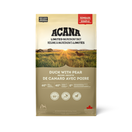 Acana SINGLES Grain Free Dog Food -  Duck with Pear 🍁