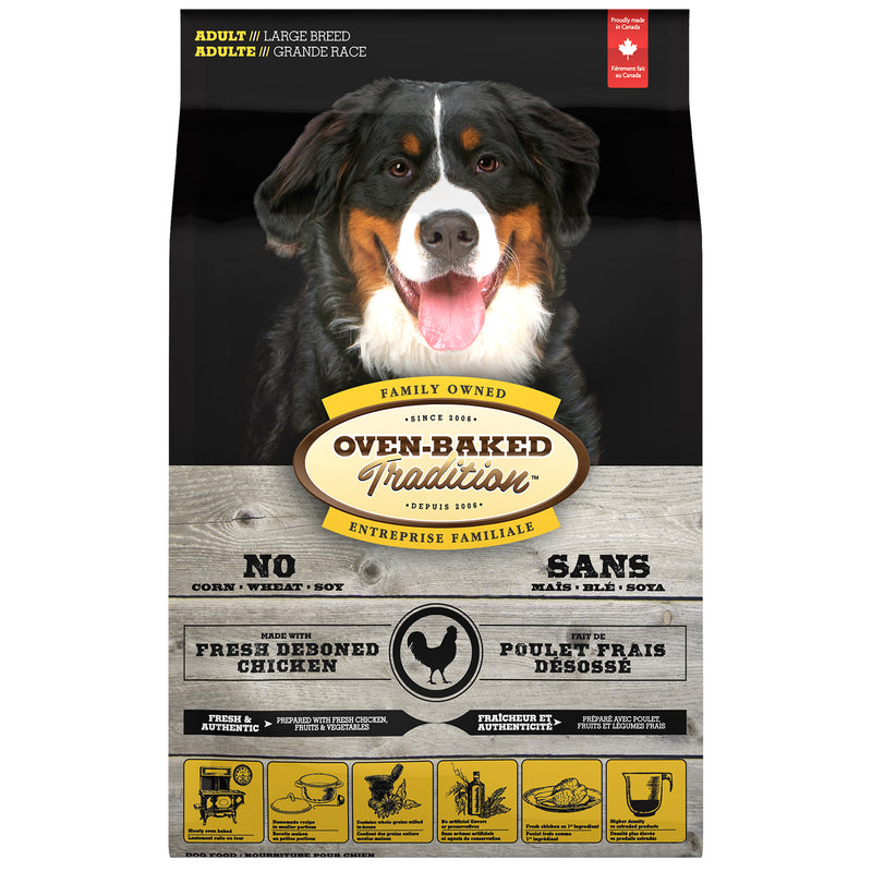 Oven Baked Tradition Adult Large Breed Dog Food - Chicken 25 lb 🍁
