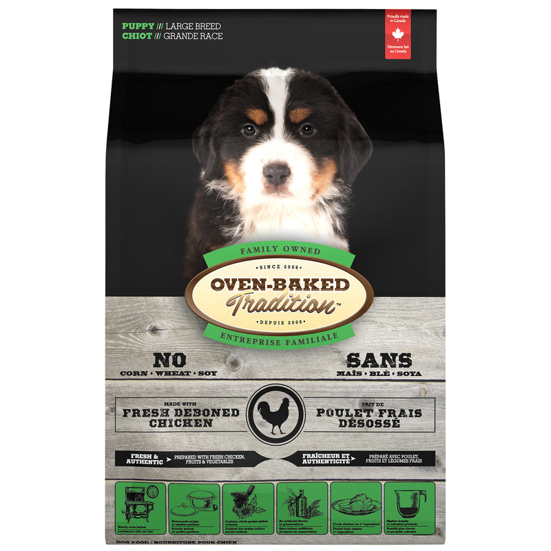 Oven Baked Tradition Puppy Large Breed Dog Food - Chicken 25 lbs 🍁
