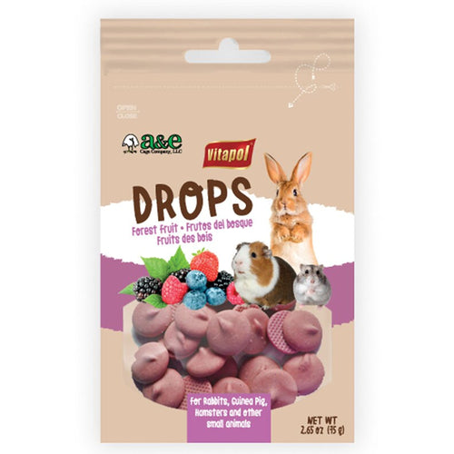 Vitapol Drops Small Pet Treat Fruit Flavours - 75g