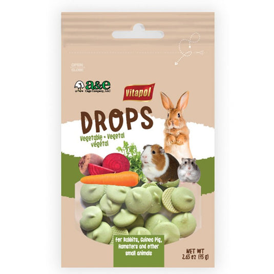 Vitapol Drops Small Pet Treat Vegetable Flavours - 75g