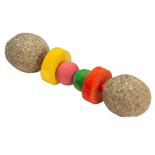 A&E Nibbles Hay Chew Dumbbell