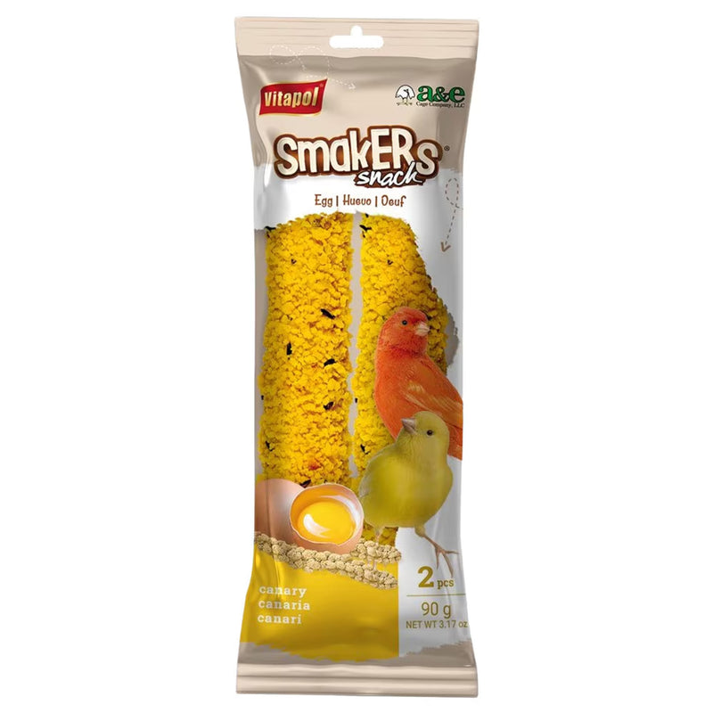 Load image into Gallery viewer, Vitapol Smakers Egg Flavoured Canary Treat Sticks - 45g x2

