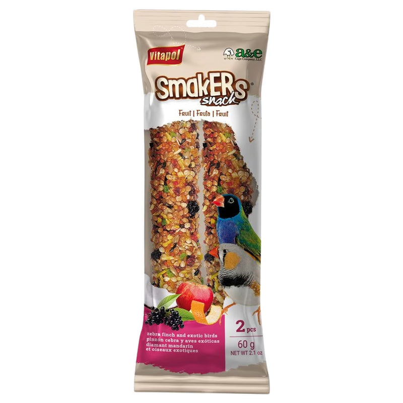 Load image into Gallery viewer, Vitapol Smakers Fruit Flavoured Finch Treat Stick - 45g x2
